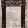 Sale Pamono Antique Neo-Renaissance Gothic Slavonian Oak Fireplace