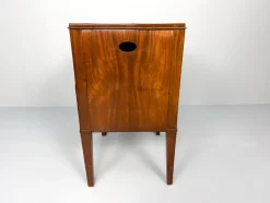 Pamono Antique Nightstand with Roller Door, 19th Century><noscript><img width=