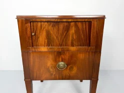 Pamono Antique Nightstand with Roller Door, 19th Century><noscript><img width=