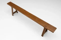 Discount Pamono Antique Oak Bench, 1900s