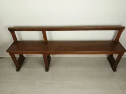 Pamono Antique Oak Church Bench><noscript><img width=