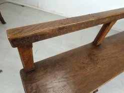 Pamono Antique Oak Church Bench><noscript><img width=