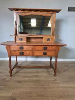 Pamono Antique Oak Newlyn Dressing Table from Heals of London> Dressing Tables
