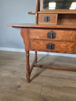 Pamono Antique Oak Newlyn Dressing Table from Heals of London><noscript><img width=
