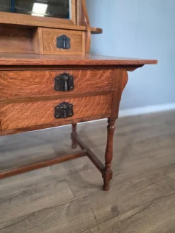 Pamono Antique Oak Newlyn Dressing Table from Heals of London><noscript><img width=
