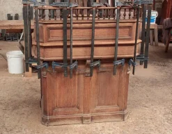Pamono Antique Oak Old Checkout Counter><noscript><img width=