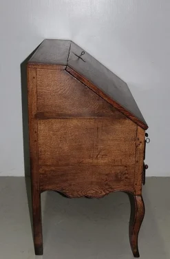 Pamono Antique Oak Secretary Desk><noscript><img width=