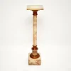 Pamono Antique Onyx and Brass Column, 1910s> Pedestals And Columns