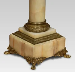 Pamono Antique Onyx Marble Pedestal><noscript><img width=
