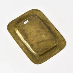 Clearance Pamono Antique Ottoman Brass Tray, 1890s