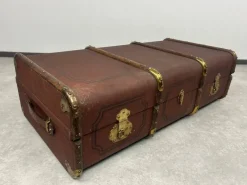 Pamono Antique Overseas Travel Case><noscript><img width=