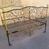 Clearance Pamono Antique Painted Iron Bed