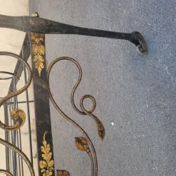 Clearance Pamono Antique Painted Iron Bed