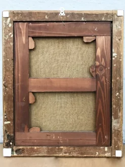 Pamono Antique Paintings, Oil on Canvas, Framed, Set of 2><noscript><img width=