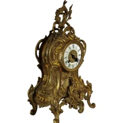 Outlet Pamono Antique Pendulum Table Clock by Japy Freres, 1855, Set of 3