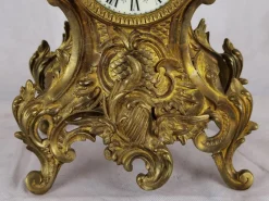 Outlet Pamono Antique Pendulum Table Clock by Japy Freres, 1855, Set of 3