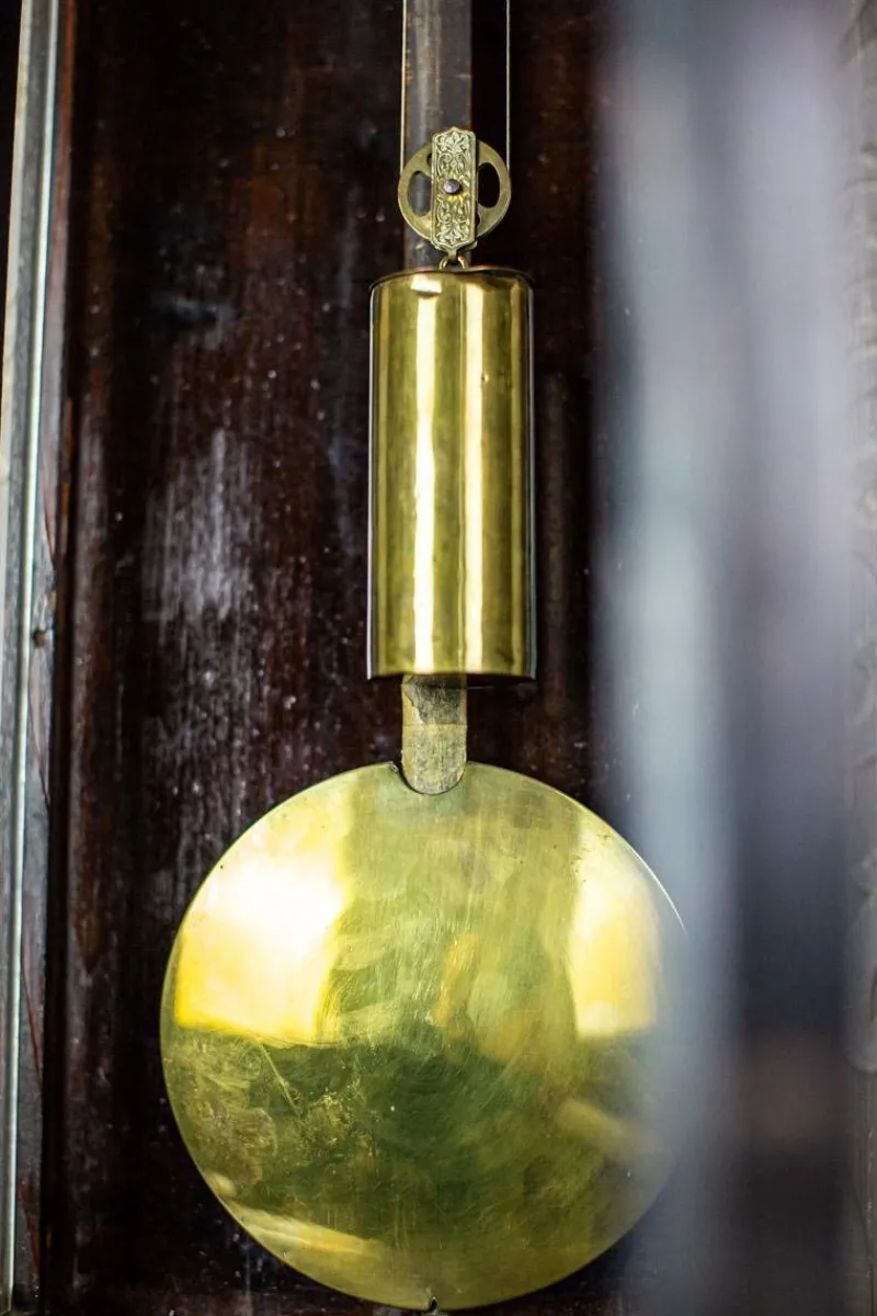 Pamono Antique Pendulum Wall Clock, 1890s> Clocks