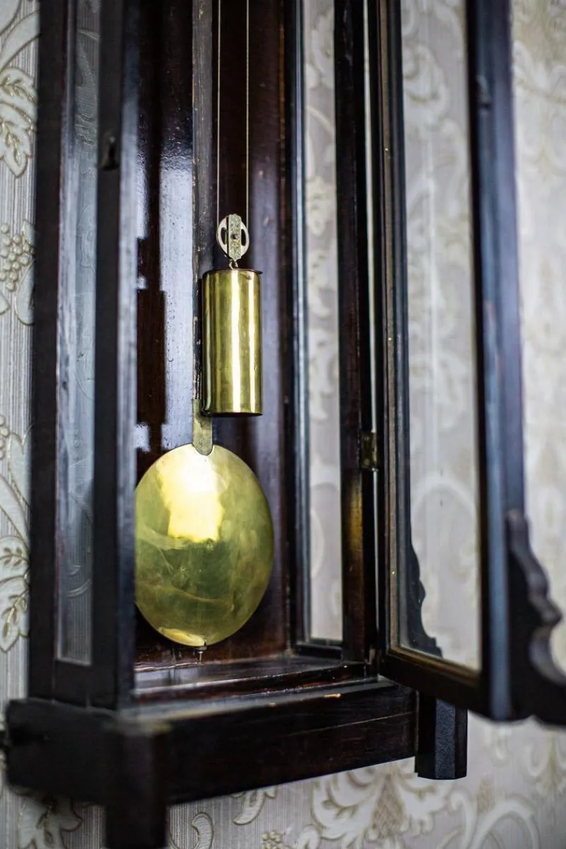 Pamono Antique Pendulum Wall Clock, 1890s> Clocks