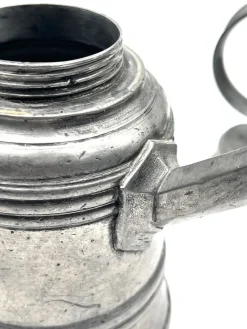 Pamono Antique Pewter Bell Jug, Switzerland, 1890s><noscript><img width=