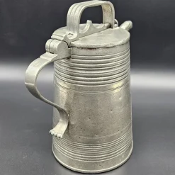 Sale Pamono Antique Pewter Can, 1830s