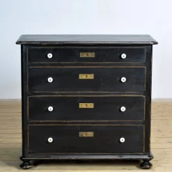 Pamono Antique Pine Chest of Drawers, 1910s