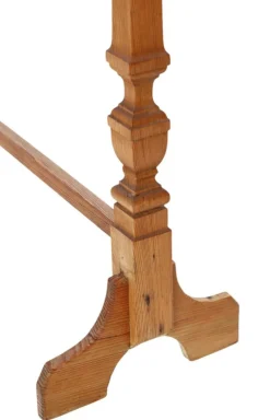 Pamono Antique Pine Towel Rail Stand, 1900s><noscript><img width=
