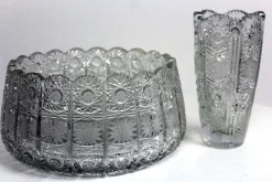 Online Pamono Antique Polished Lead Crystal Bowl