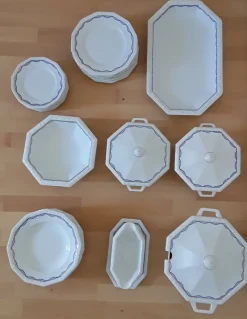 Outlet Pamono Antique Porcelain Maria Series Dining Service for 9 People from Rosenthal, 1929, Set of 33