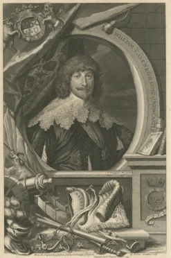 Sale Pamono Antique Portrait of William Cavendish, 1st Duke of Newcastle Upon Tyne