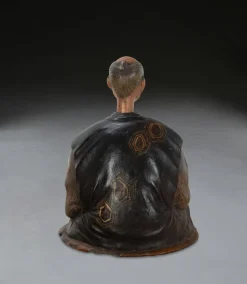 New Pamono Antique Pottery Nodding Figure, 1850