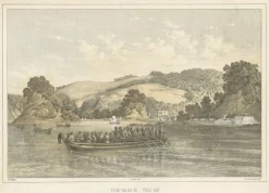 Best Pamono Antique Print of Tokyo Bay or Edo Bay Located in Southern Kantō, Japan, 1856