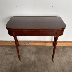 Pamono Antique Pyramid Mahogany Console, England, 1820> Game Tables