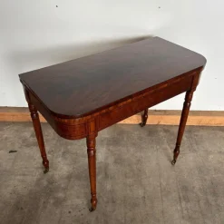 Pamono Antique Pyramid Mahogany Console, England, 1820><noscript><img width=