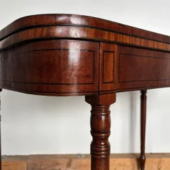 Pamono Antique Pyramid Mahogany Console, England, 1820><noscript><img width=