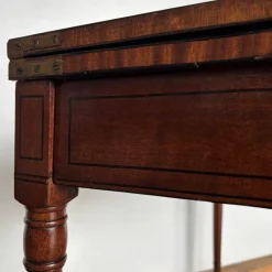 Pamono Antique Pyramid Mahogany Console, England, 1820><noscript><img width=