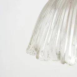 Pamono Antique Reclaimed Glass Pendant from Holophane, 1940s><noscript><img width=