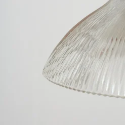 Pamono Antique Reclaimed Glass Pendant Light from Holophane, 1950s><noscript><img width=