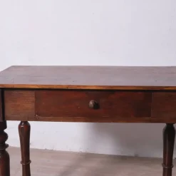 Best Pamono Antique Rectangular Writing Desk with Drawer, 1890s