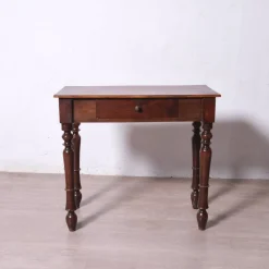 Best Pamono Antique Rectangular Writing Desk with Drawer, 1890s