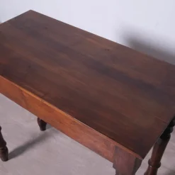 Best Pamono Antique Rectangular Writing Desk with Drawer, 1890s