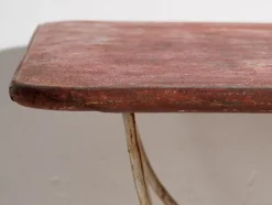Online Pamono Antique Red Garden Table, 1920s