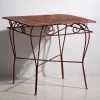 Clearance Pamono Antique Red Garden Table, 1920s