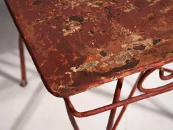 Sale Pamono Antique Red Terrace Table, 1920s