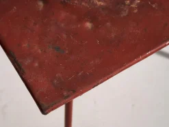 New Pamono Antique Red Terrace Table, 1920s