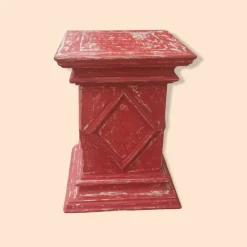 Pamono Antique Red Wooden Stand><noscript><img width=