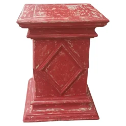 Pamono Antique Red Wooden Stand><noscript><img width=