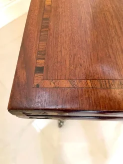 Online Pamono Antique Regency Mahogany Inlaid Card Table