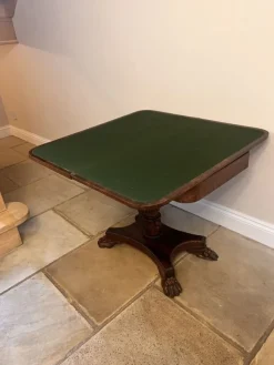 Discount Pamono Antique Regency Rosewood Card Table, 1830