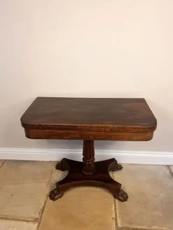 Discount Pamono Antique Regency Rosewood Card Table, 1830
