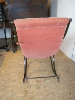 Pamono Antique Rocking Chair by Peter Cooper for R.W. Winfield, 1880s><noscript><img width=